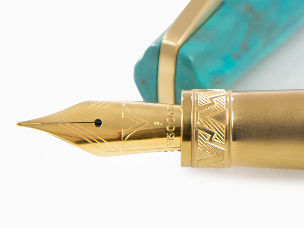 Visconti Mirage Mythos Athena Fountain Pen, Gold plated, KP07-15-FP - Image 5