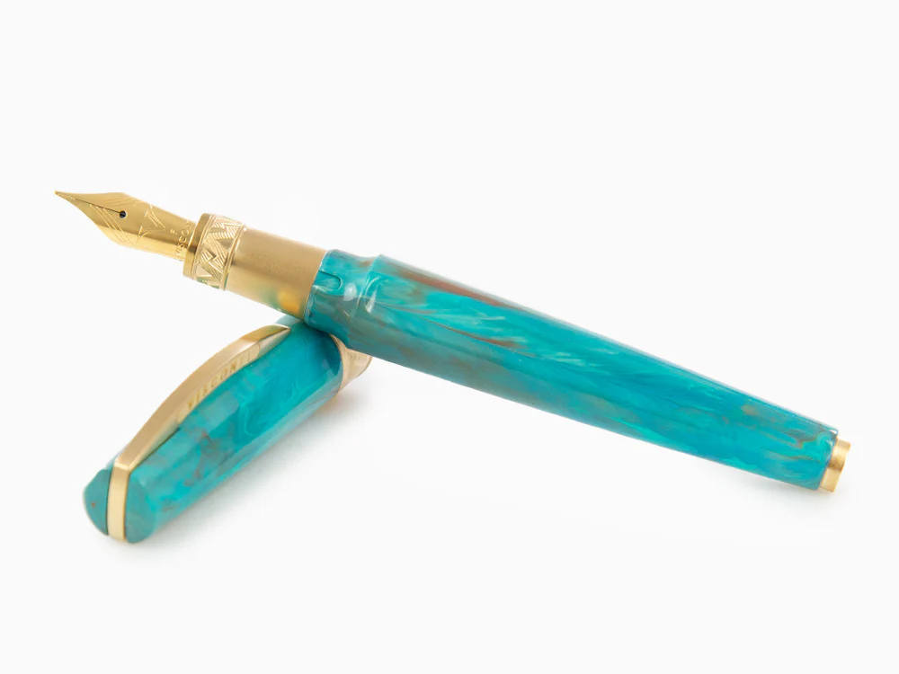 Visconti Mirage Mythos Athena Fountain Pen, Gold plated, KP07-15-FP - Image 7