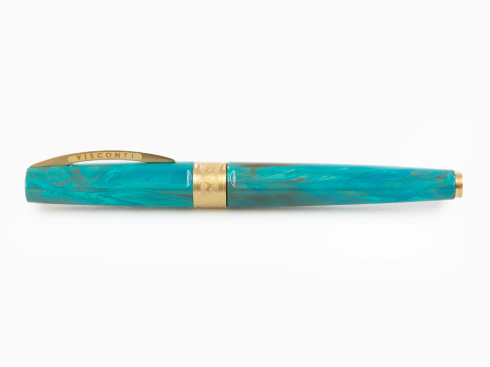 Visconti Mirage Mythos Athena Fountain Pen, Gold plated, KP07-15-FP - Image 8
