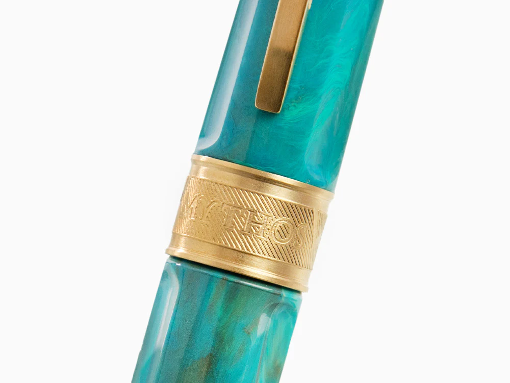 Visconti Mirage Mythos Athena Fountain Pen, Gold plated, KP07-15-FP - Image 9