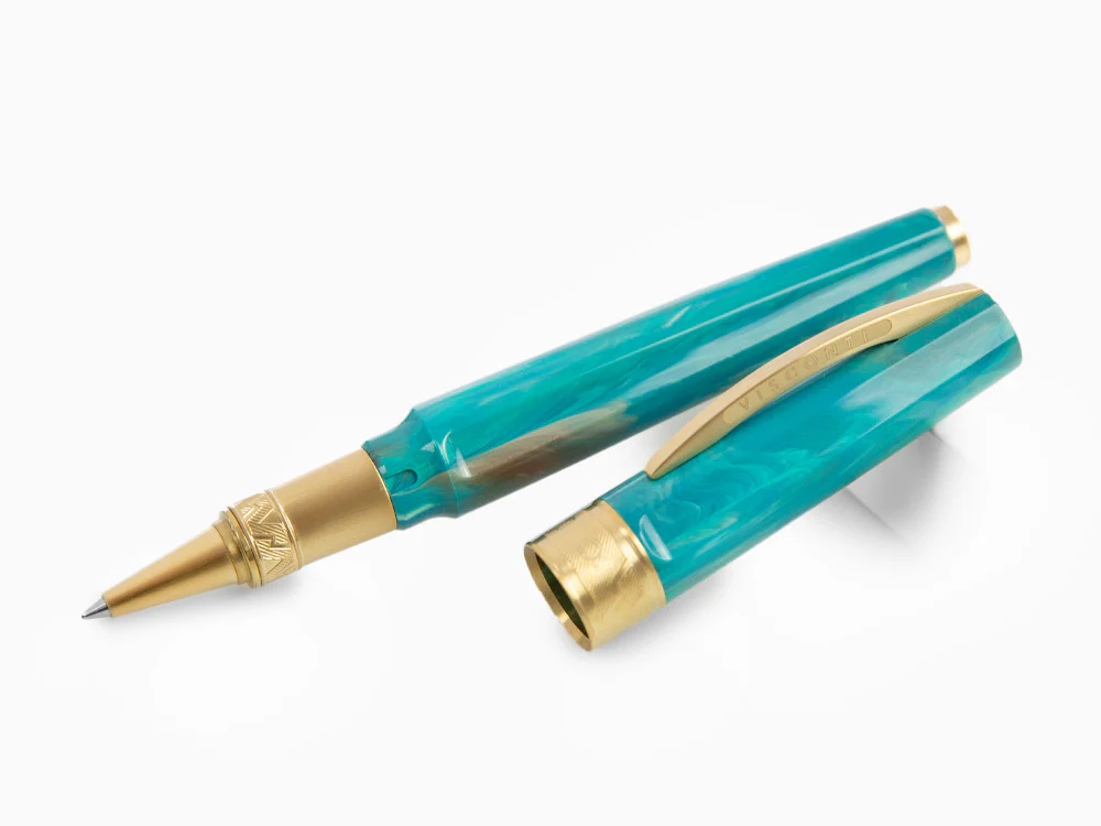 Visconti Mirage Mythos Athena Rollerball, Acrylic Resin, Gold plated, KP07-15-RB - Image 4