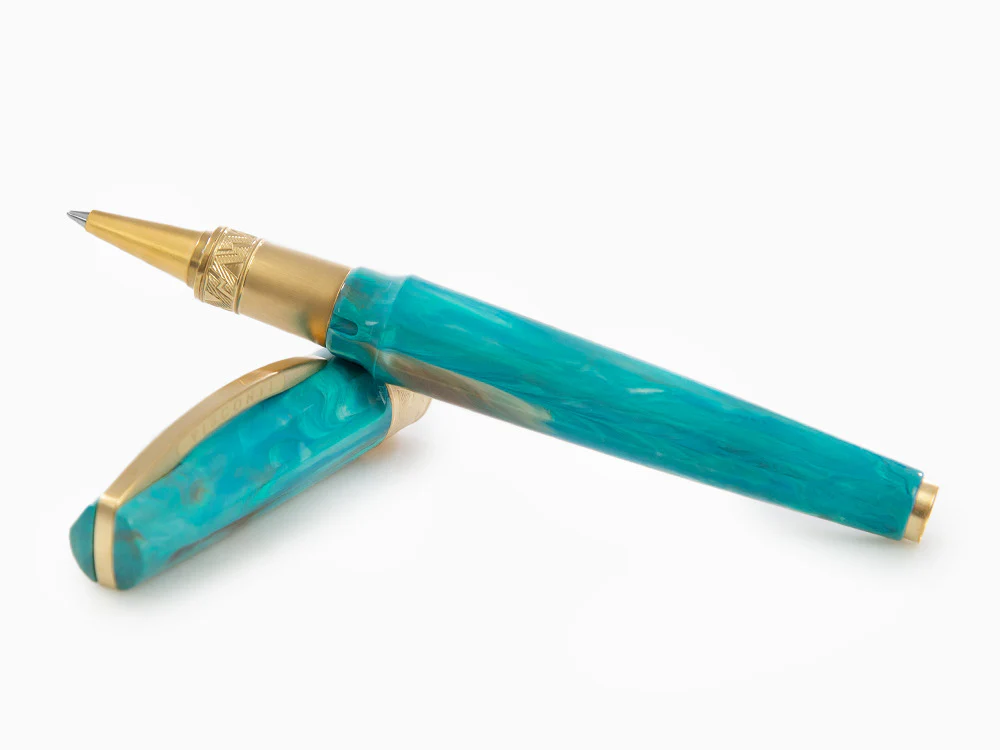 Visconti Mirage Mythos Athena Rollerball, Acrylic Resin, Gold plated, KP07-15-RB - Image 7