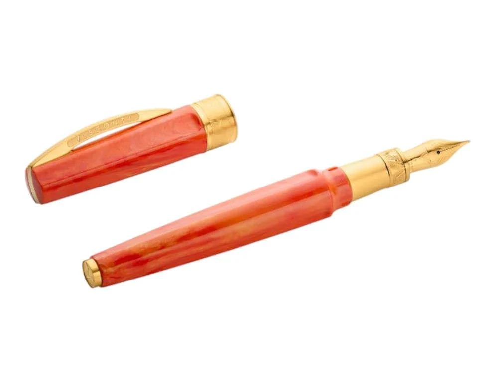 Visconti Mirage Mythos Demeter Fountain Pen, Orange, KP07-20-FP - Image 2