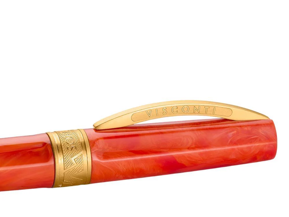 Visconti Mirage Mythos Demeter Fountain Pen, Orange, KP07-20-FP - Image 3