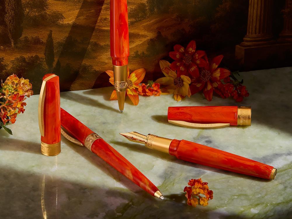 Visconti Mirage Mythos Demeter Rollerball pen, Resin,Orange KP07-20-RB - Image 4