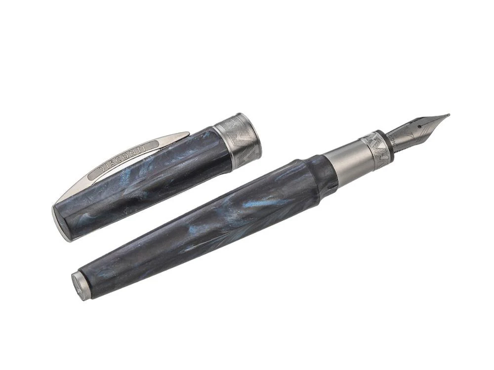 Visconti Mirage Mythos Poseidon Fountain Pen, Blue, KP07-16-FP - Image 3