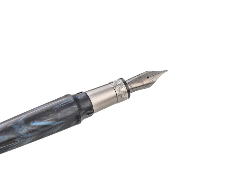 Visconti Mirage Mythos Poseidon Fountain Pen, Blue, KP07-16-FP - Image 4
