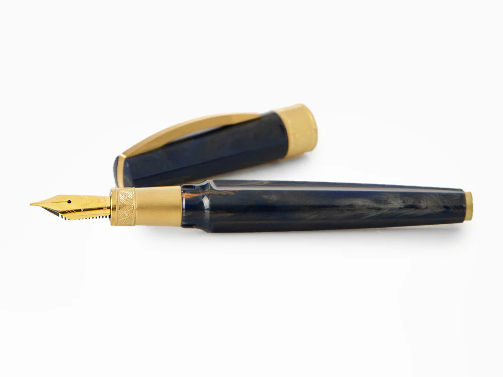Visconti Mirage Mythos Zeus Fountain Pen, Blue, Gold plated, KP07-09-FP - Image 7