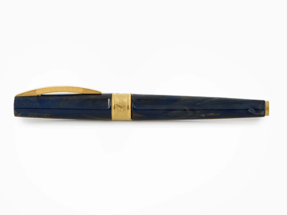 Visconti Mirage Mythos Zeus Fountain Pen, Blue, Gold plated, KP07-09-FP - Image 9