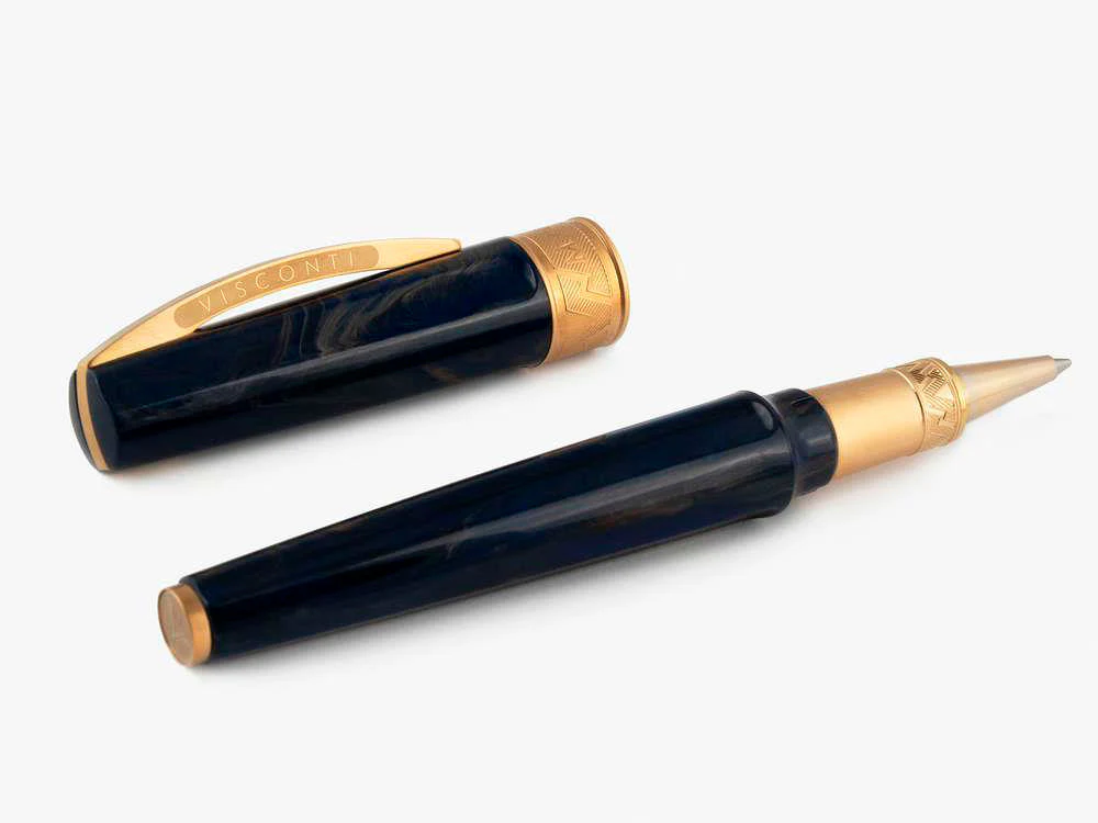 Visconti Mirage Mythos Zeus Rollerball pen, Gold plated, Blue KP07-09-RB - Image 2