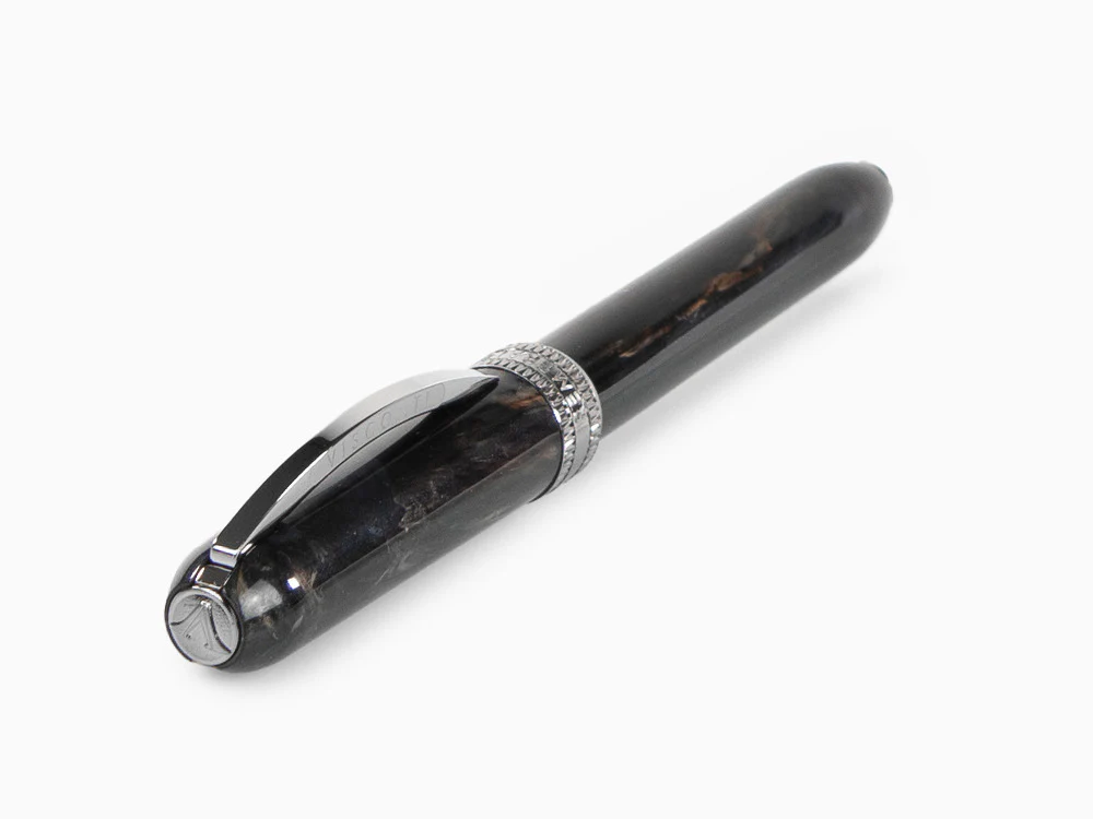 Visconti Rembrandt-S Black Fountain Pen, Acrylic Resin, KP10-27-FP - Image 6
