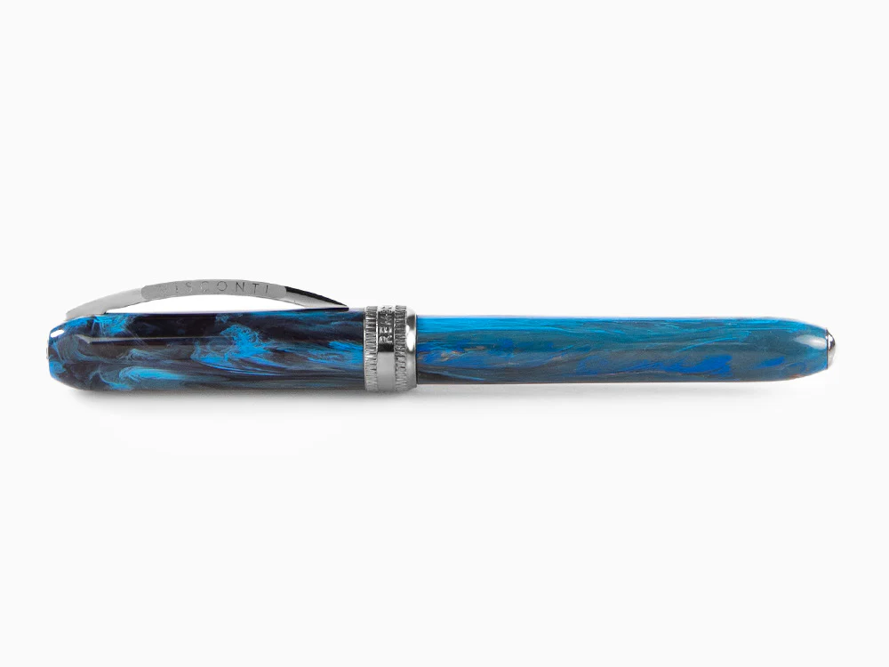 Visconti Rembrandt-S Blue Fountain Pen, Acrylic Resin, KP10-26-FP - Image 8
