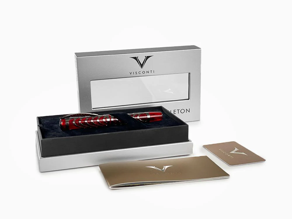 Visconti Skeleton Fountain Pen, Acrylic, Limited Edition, KP43-01-FP - Image 10