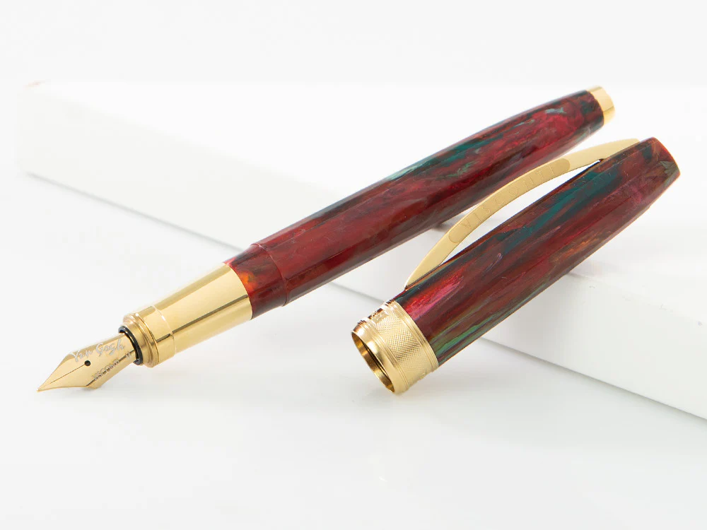Visconti Van Gogh Flowering Plum Orchard Fountain Pen, KP12-23-FP - Image 4