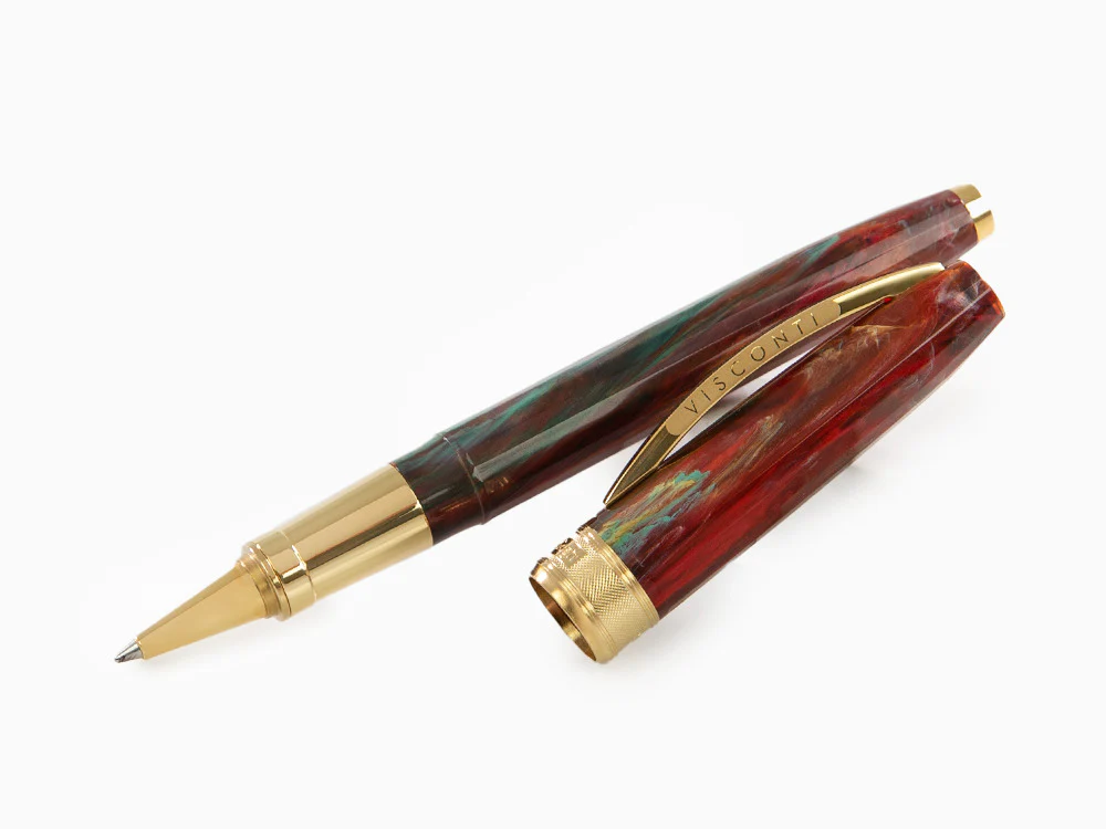 Visconti Van Gogh Flowering Plum Orchard Rollerball pen, Red, KP12-23-RB - Image 4