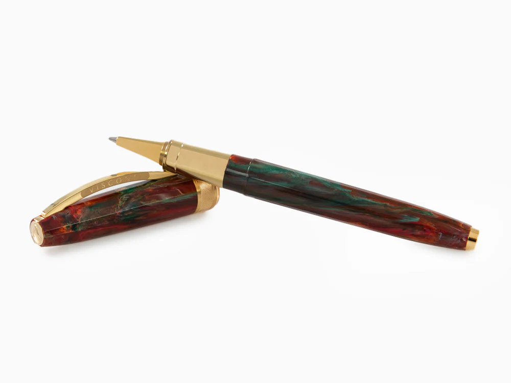 Visconti Van Gogh Flowering Plum Orchard Rollerball pen, Red, KP12-23-RB - Image 7