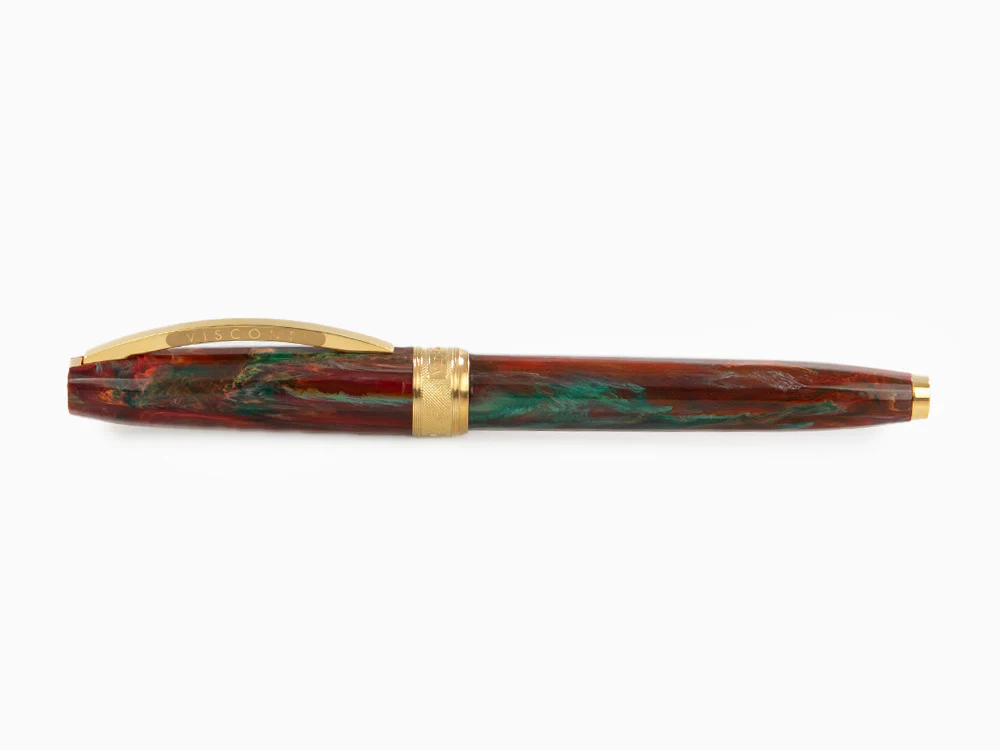 Visconti Van Gogh Flowering Plum Orchard Rollerball pen, Red, KP12-23-RB - Image 8