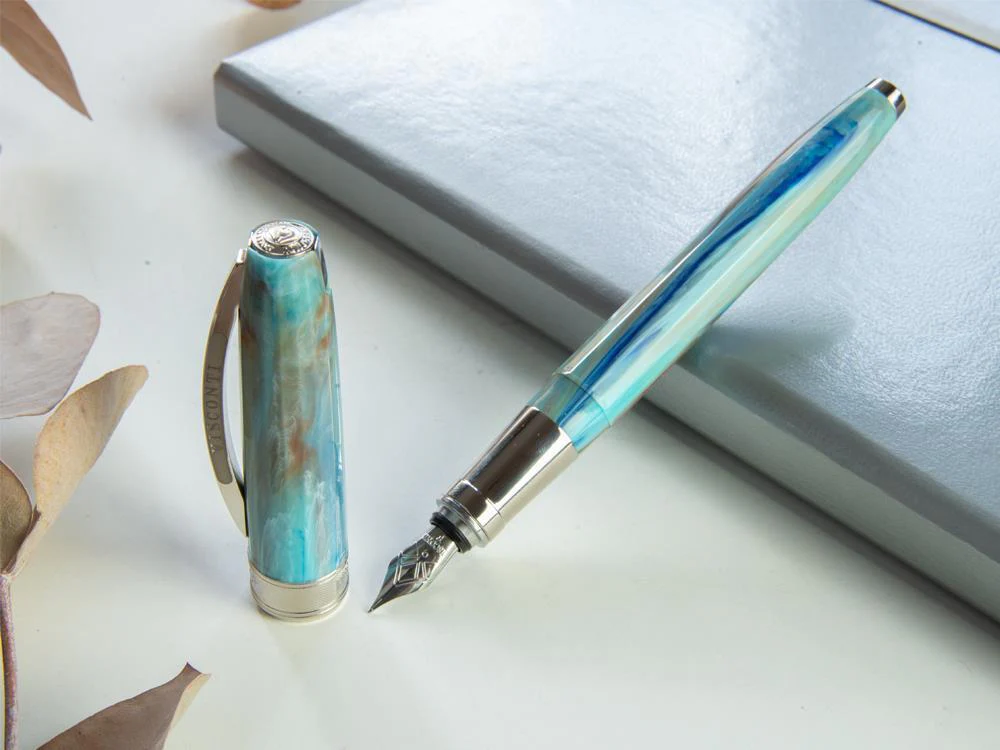 Visconti Van Gogh Portrait in Blu Fountain Pen, Resin, KP12-01-FP - Image 6