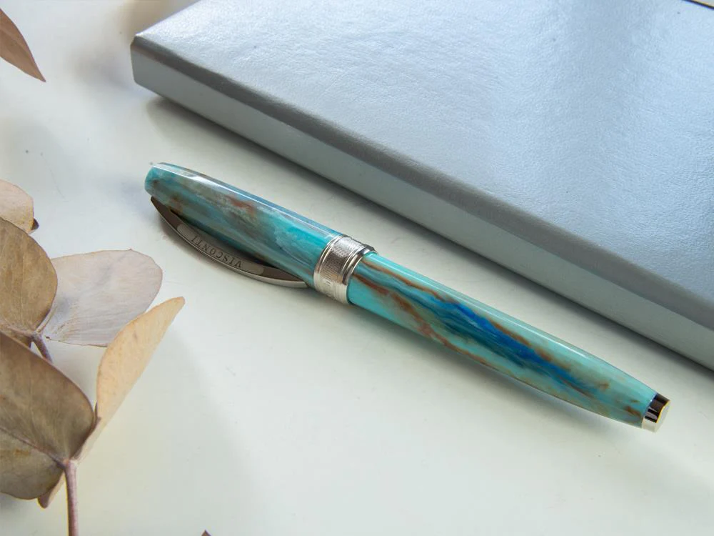 Visconti Van Gogh Portrait in Blu Fountain Pen, Resin, KP12-01-FP - Image 7
