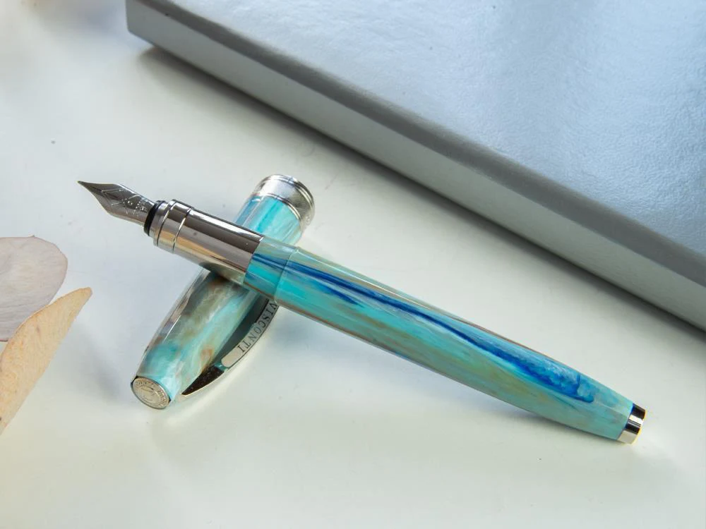 Visconti Van Gogh Portrait in Blu Fountain Pen, Resin, KP12-01-FP - Image 9