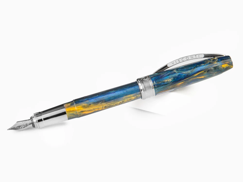 Visconti Van Gogh Starry Night Fountain Pen, Resin, KP12-04-FP - Image 4