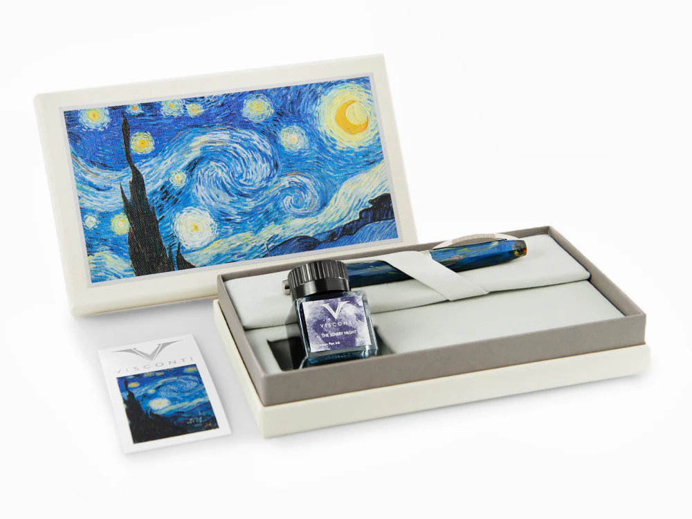 Visconti Van Gogh Starry Night Fountain Pen, Resin, KP12-04-FP - Image 8