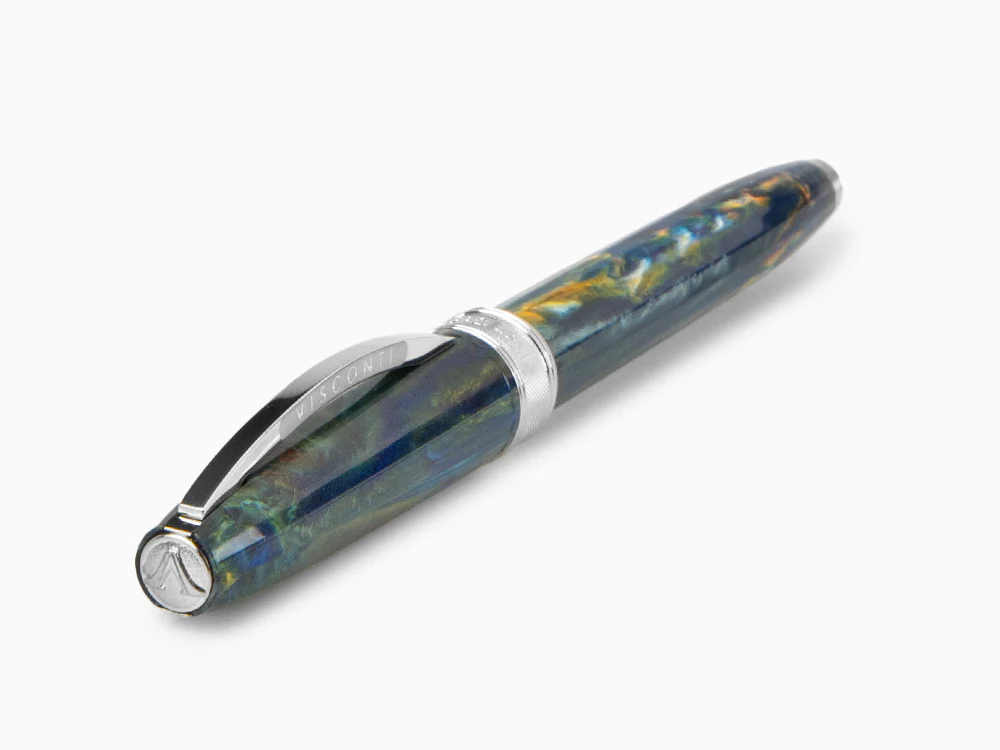 Visconti Van Gogh Starry Night Rollerball pen, Resin, Palladium, Blue KP12-04-RB - Image 6
