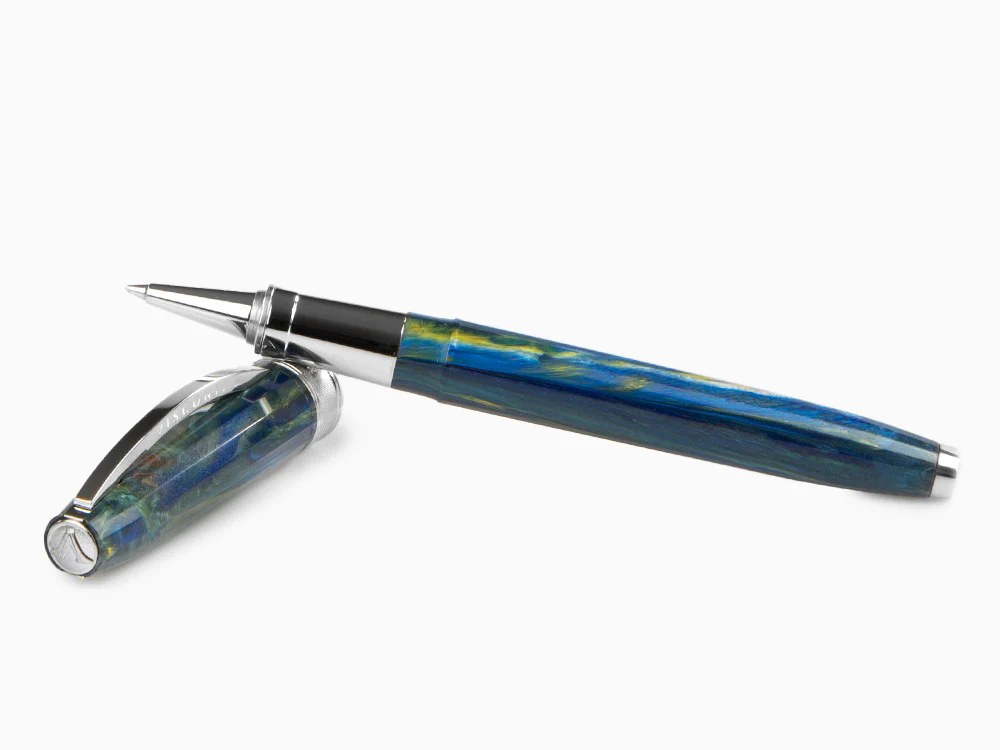 Visconti Van Gogh Starry Night Rollerball pen, Resin, Palladium, Blue KP12-04-RB - Image 8