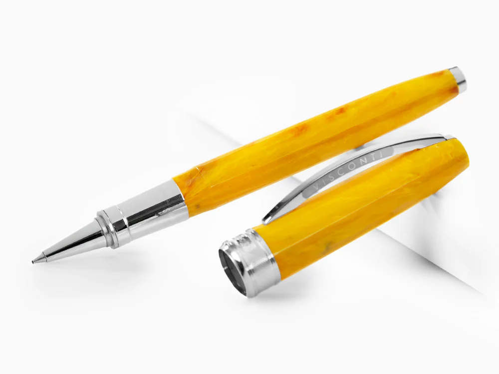 Visconti Van Gogh Sunflowers Rollerball pen, Acrylic Resin, Yellow KP12-05-RB - Image 4