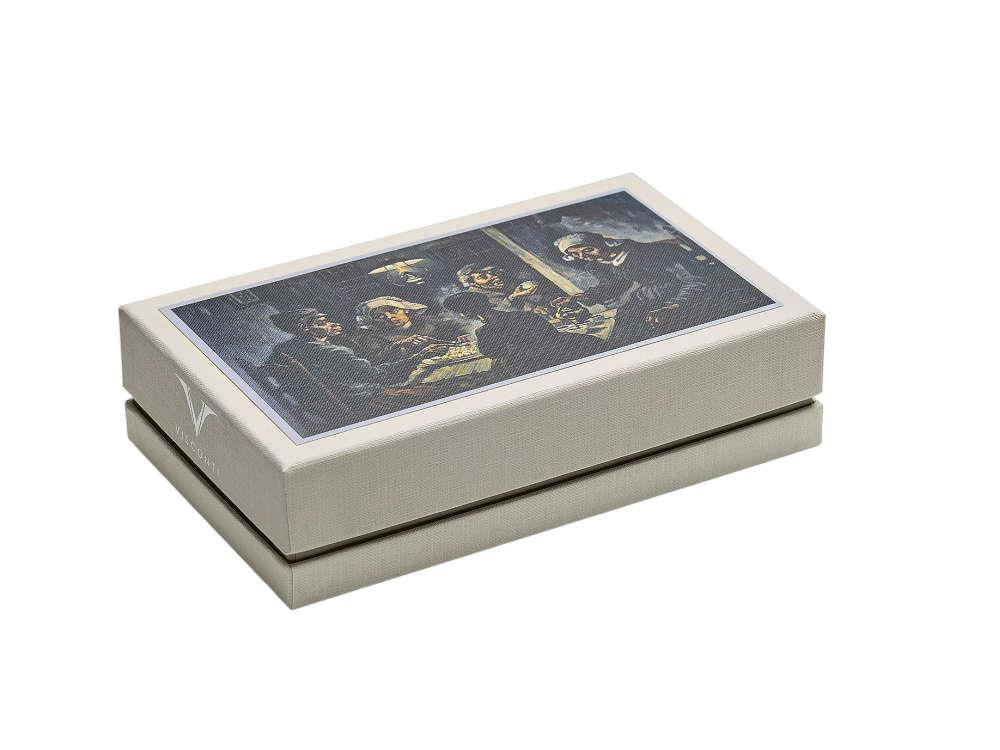 Visconti Van Gogh The Potato Eaters Rollerball pen, Palladium, Grey KP12-24-RB - Image 7