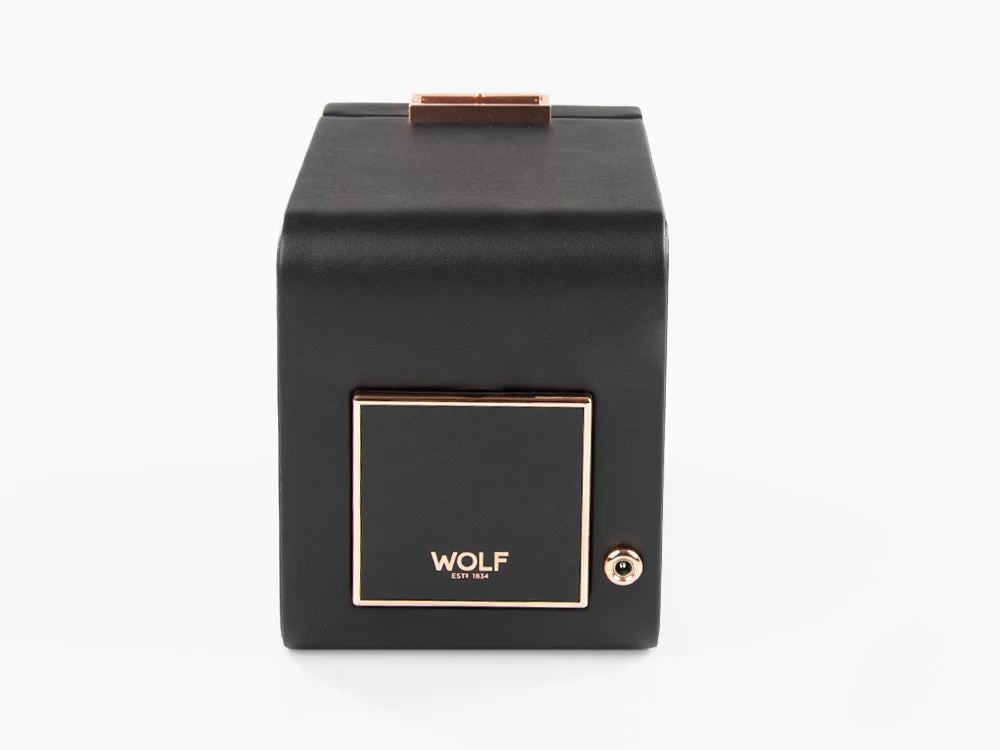Watch winder, WOLF, Black, 1 Watch, Vegan Leather, 469116 - Image 7