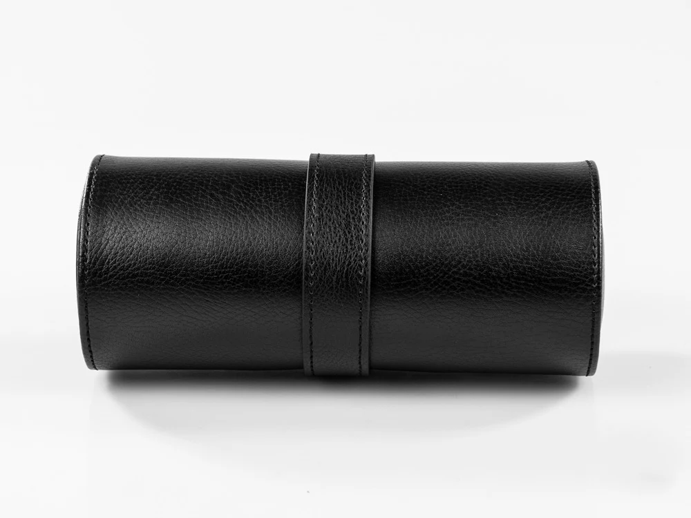 WOLF Blake Watch roll, 3 watches, Black, Leather, 305002 - Image 6