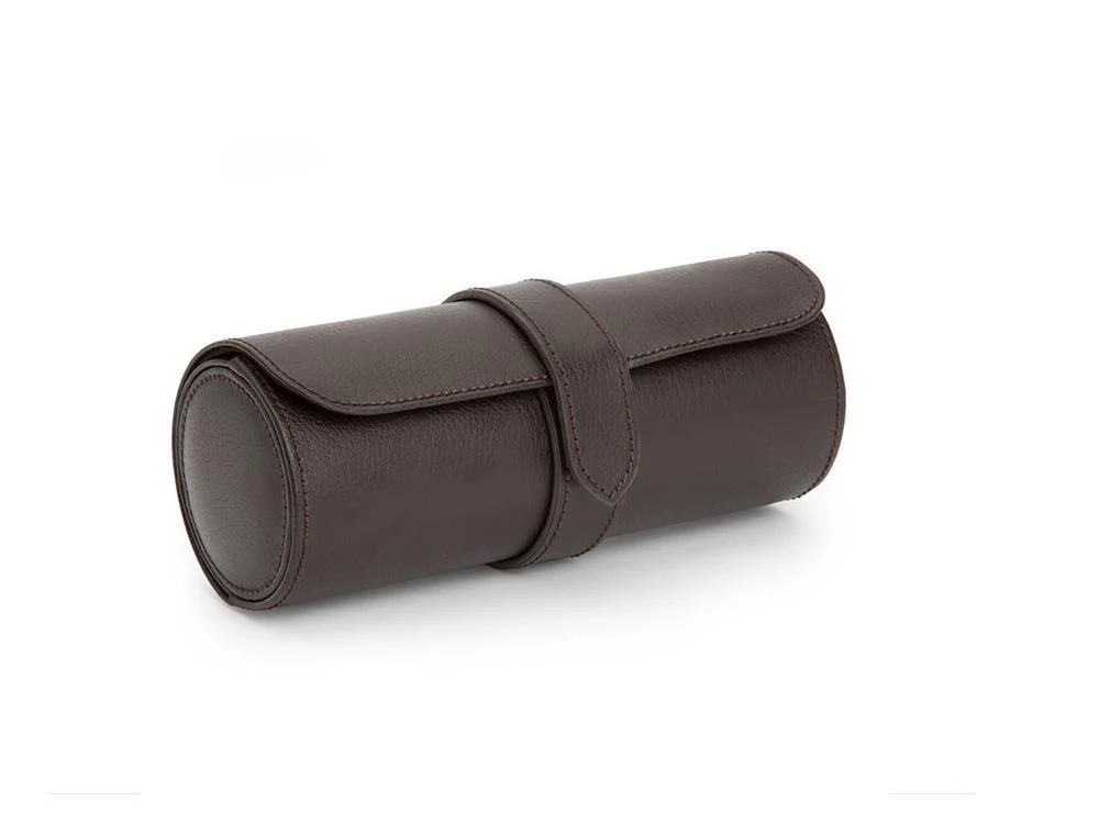 WOLF Blake Watch roll, 3 Watches, Brown, Leather, 305006 - Image 5