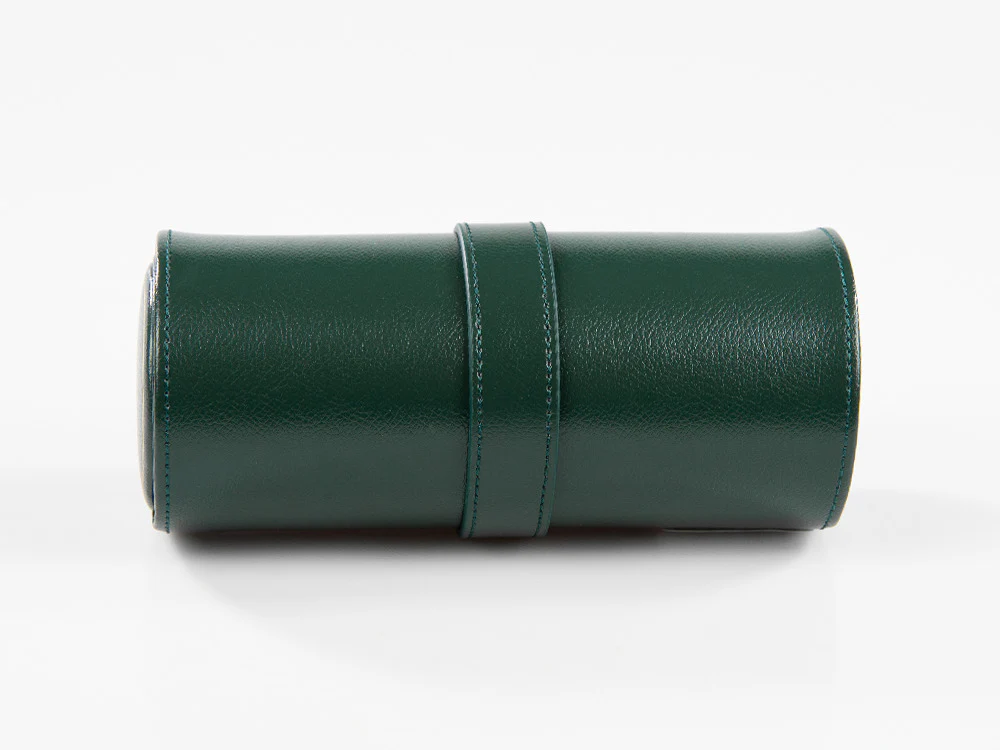 WOLF British Racing Watch roll, 3 watches, Green, Leather, 792941 - Image 5