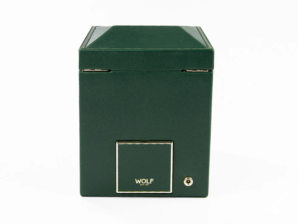 WOLF British Racing Watch winder, 1 Watch, Green, Vegan Leather, 792141 - Image 7