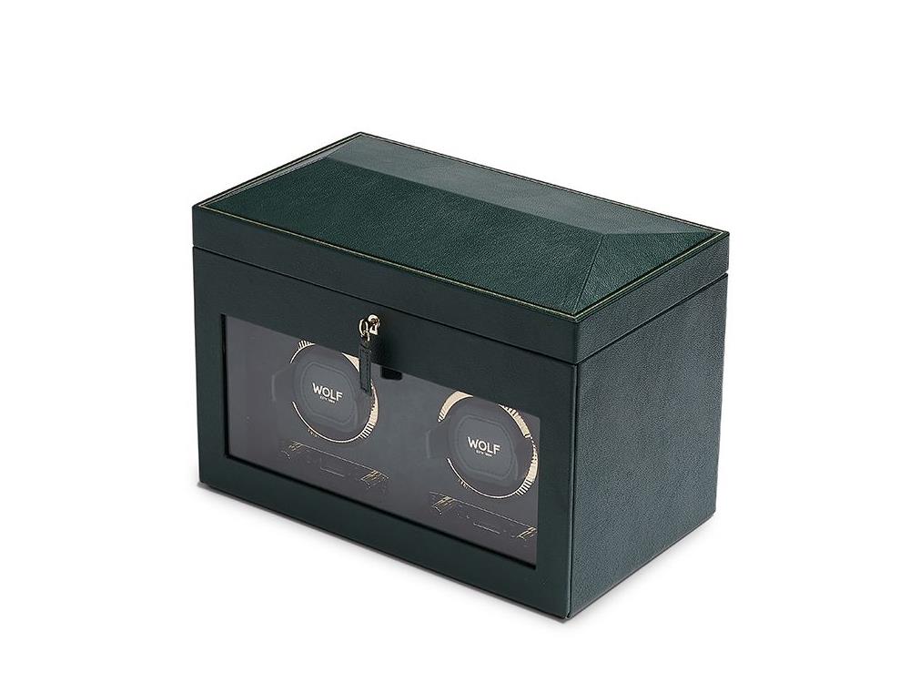 WOLF British Racing Watch winder 2 Watches, Green, 792241 - Image 4