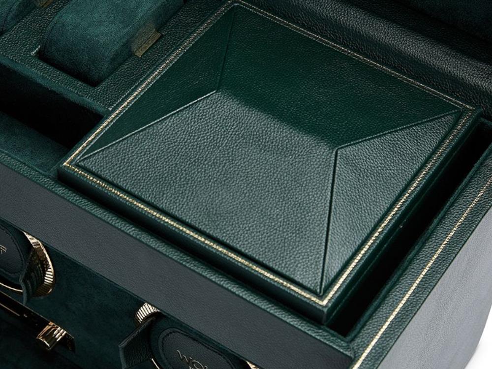 WOLF British Racing Watch winder 2 Watches, Green, 792241 - Image 8
