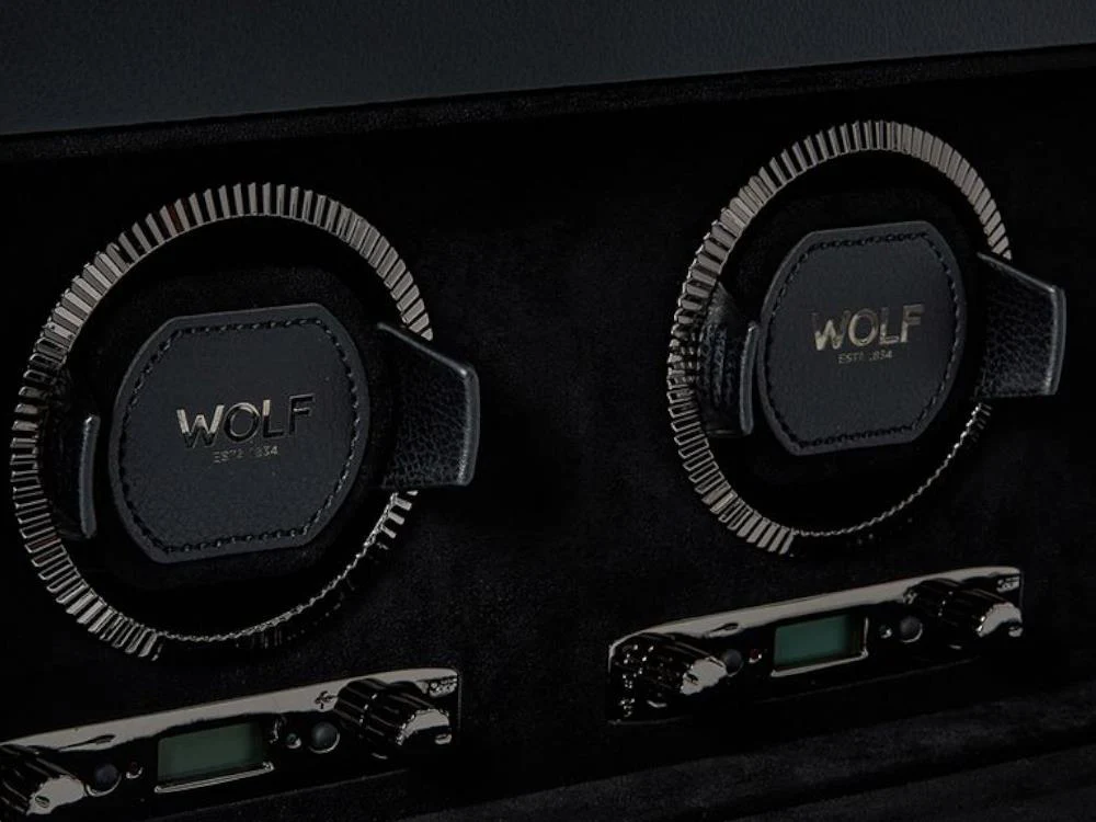 WOLF British Racing Watch winder, 3 Watches, Black, 792302 - Image 6