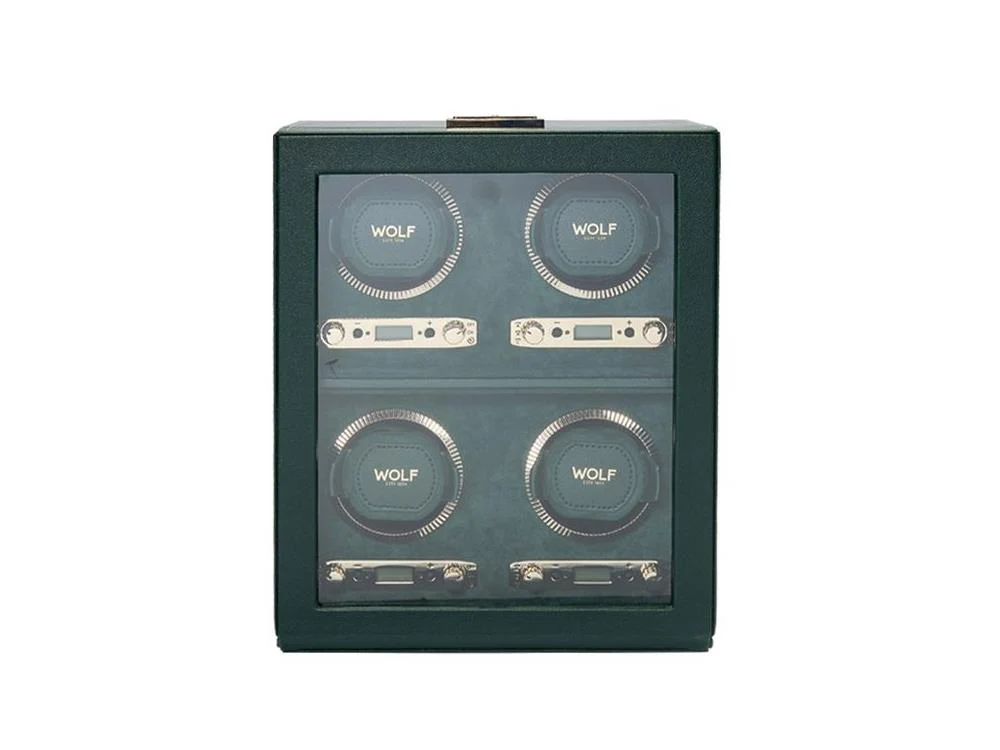 WOLF British Racing Watch winder, 3 Watches, Green, 792341 - Image 2
