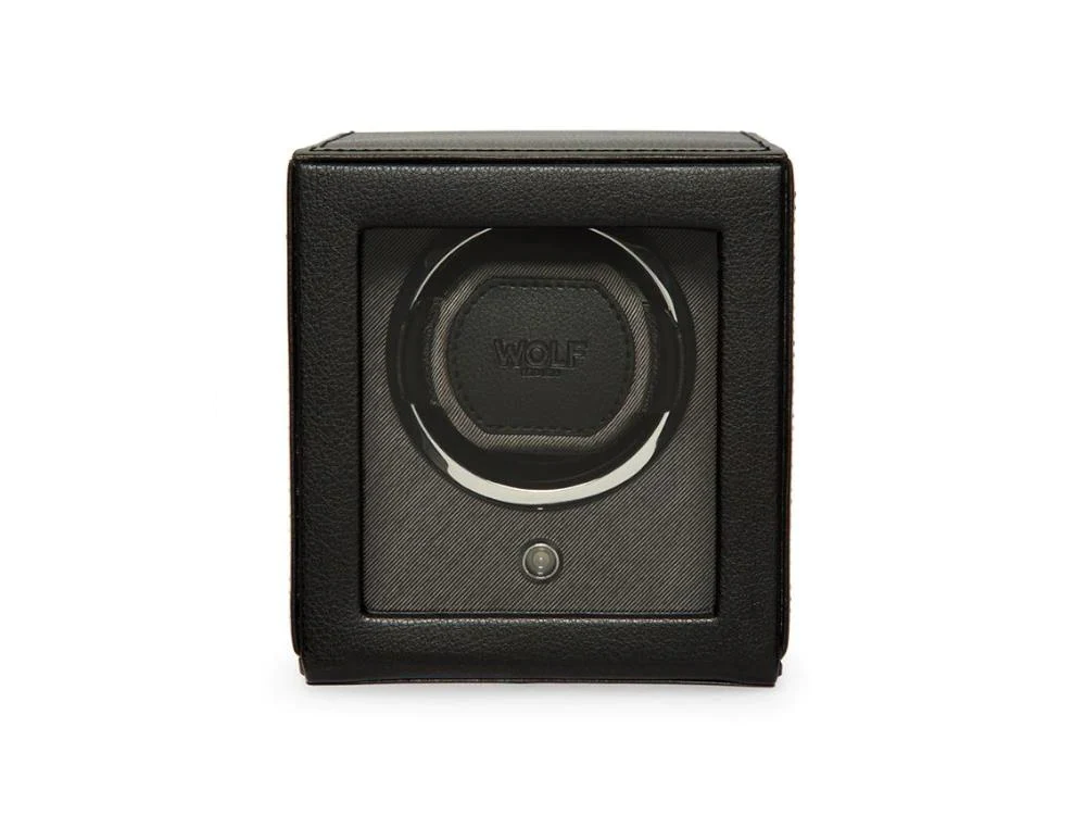 WOLF Cub Watch winder, 1 Watch, Black, Vegan Leather, 461103 - Image 9