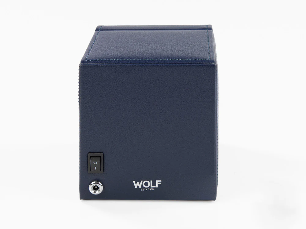WOLF Cub Watch winder, 1 Watch, Blue, Vegan Leather, 461117 - Image 7