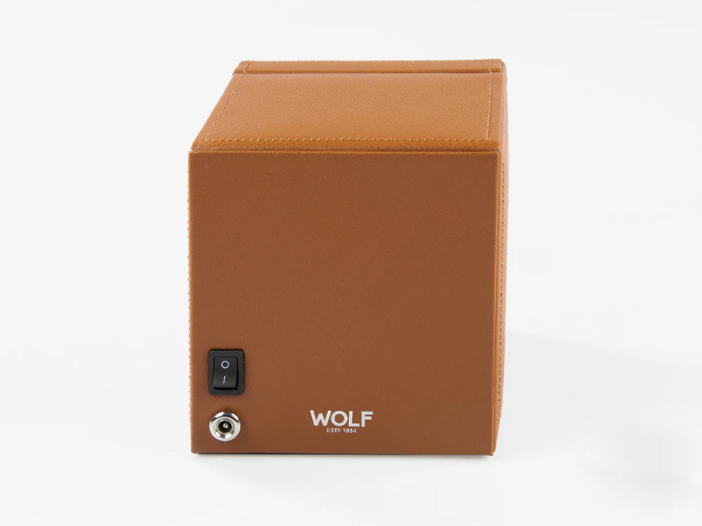 WOLF Cub Watch winder, 1 Watch, Brown, Vegan Leather, 461127 - Image 7
