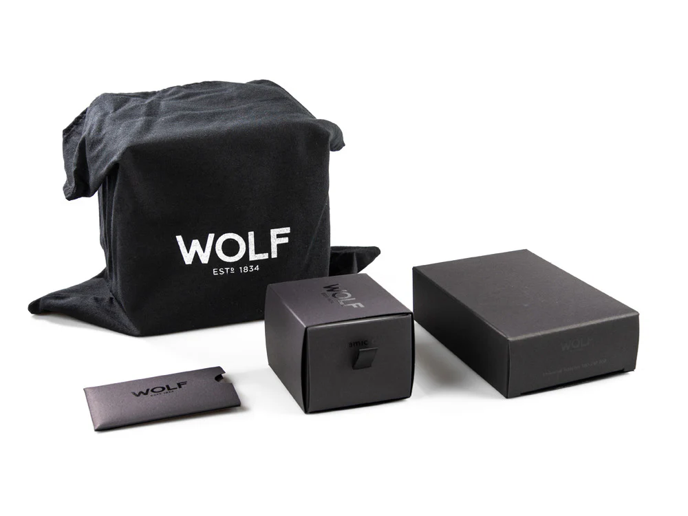 WOLF Cub Watch winder, 1 Watch, Brown, Vegan Leather, 461127 - Image 8