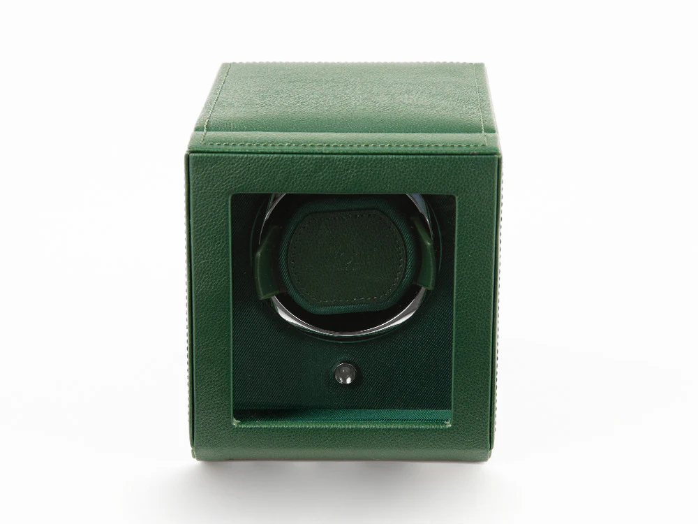 WOLF Cub Watch winder, 1 Watch, Green, Vegan Leather, 461141 - Image 2