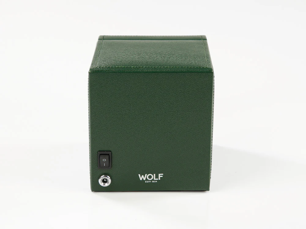 WOLF Cub Watch winder, 1 Watch, Green, Vegan Leather, 461141 - Image 7