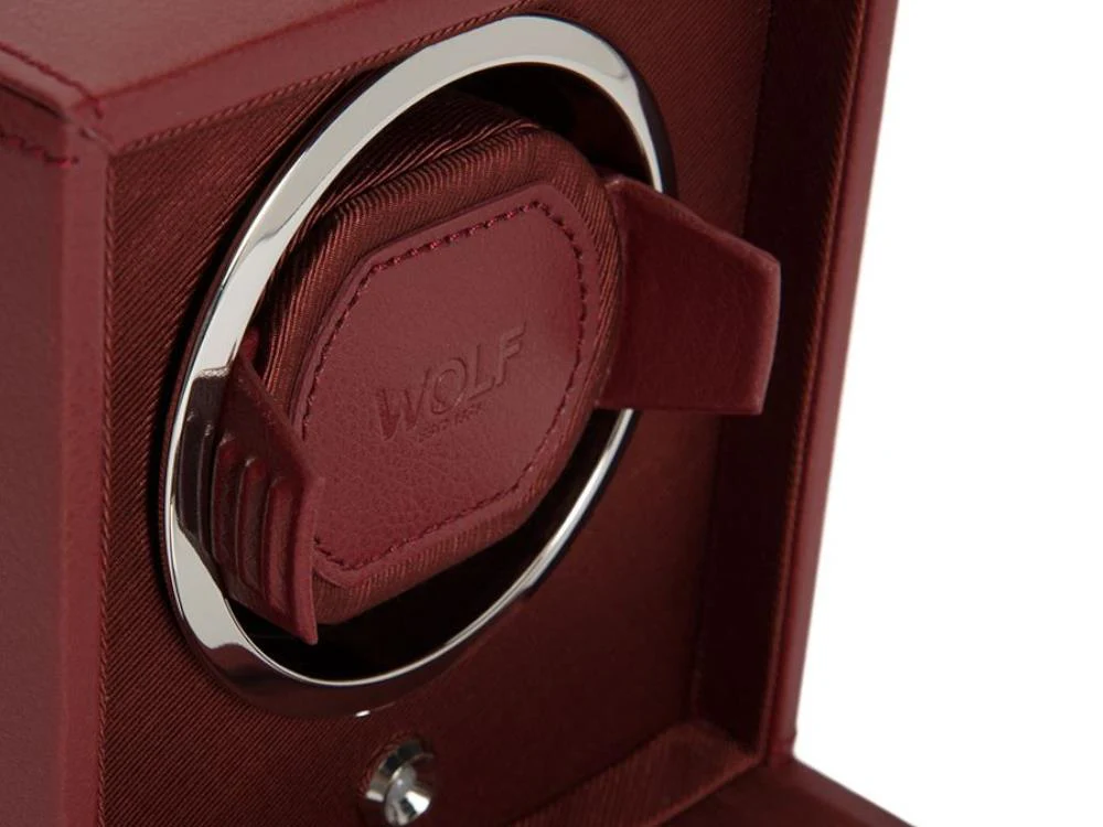 WOLF Cub Watch winder, 1 Watch, Red, Vegan Leather, 461126 - Image 4