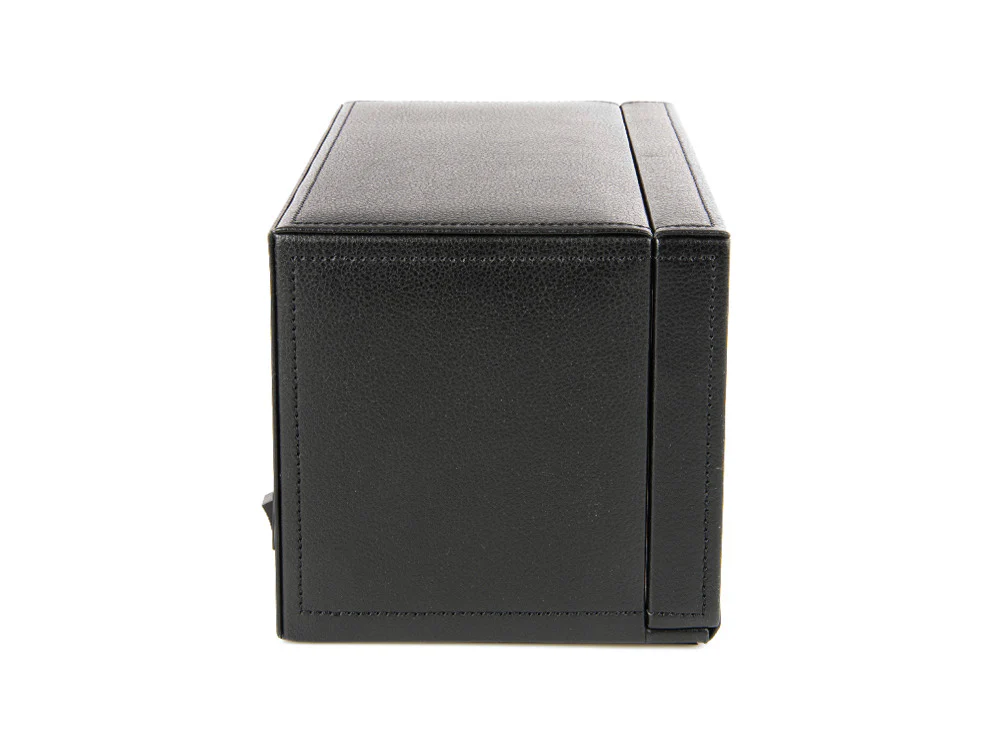 WOLF Cub Watch winder, 2 Watches, Black, Vegan Leather, 461203 - Image 6