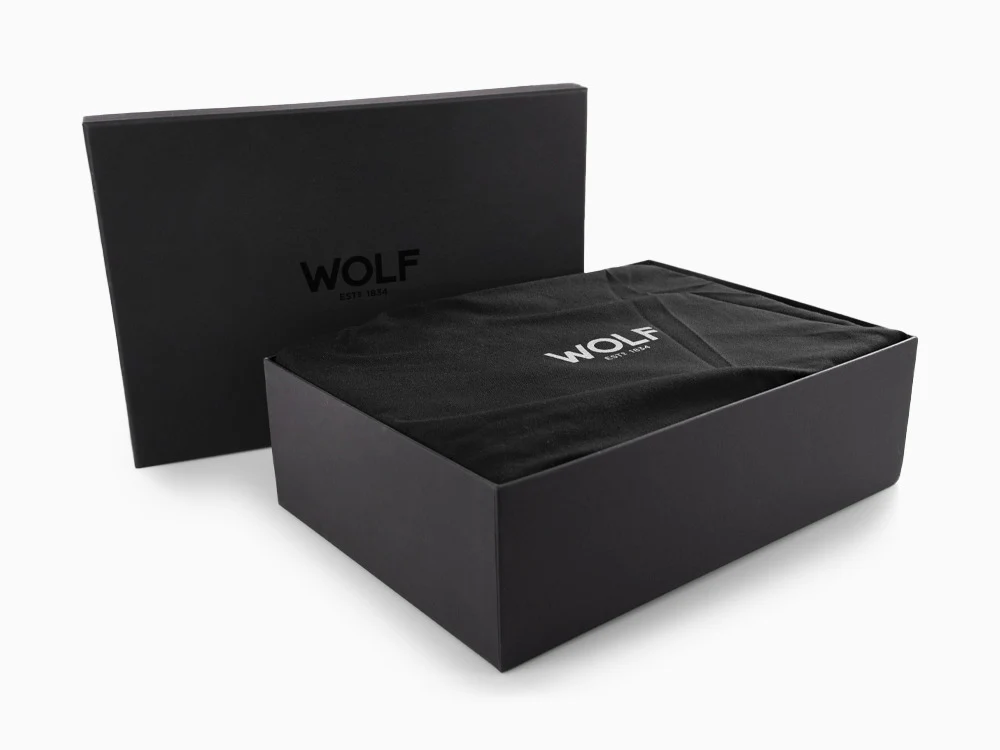 WOLF Elements Fire Watch box, 10 Watches, Red, Vegan Leather, 665472 - Image 7