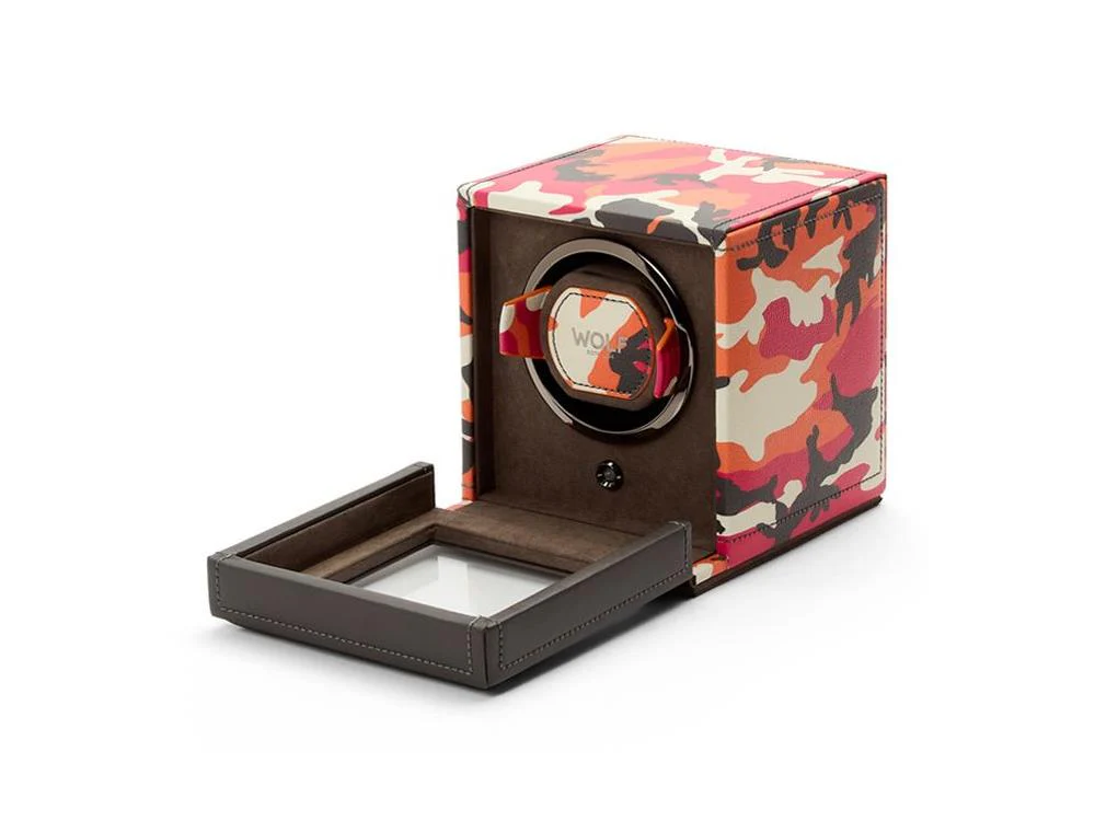 WOLF Elements Fire Watch winder, 1 Watch, Red, Vegan Leather, 665172 - Image 3