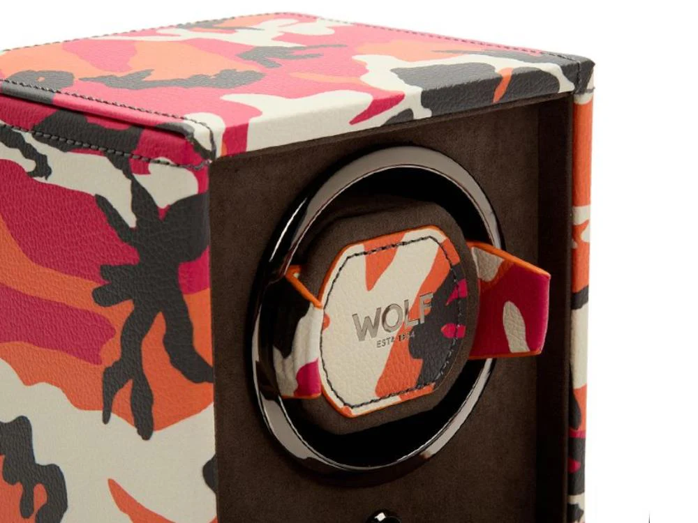 WOLF Elements Fire Watch winder, 1 Watch, Red, Vegan Leather, 665172 - Image 5